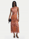 Desigual Kokteilikleit Lua 25WWVK26 Oranž Slim Fit