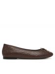 Tommy Hilfiger Baleriinad Th Charm Monogram Ballerina FW0FW09683 Pruun