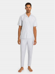 Hanro Pidžaama 75766 Valge Regular Fit