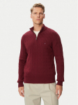 Tommy Hilfiger Kampsun Classic MW0MW36532 Bordoopunane Regular Fit
