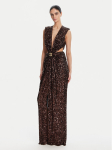 Elisabetta Franchi &Otilde;htune kleit ABR4852E2 644 Pruun Regular Fit