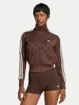 adidas Pluus Satin Polka Dots Tt Track Top LI2855 Pruun Regular Fit
