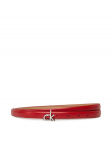 Calvin Klein Naiste p&uuml;ksirihm Ck Buckle Skinny Belt 1.5 K60K612932 Punane