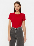 Tommy Jeans T-s&auml;rk Essential DW0DW17383 Punane Slim Fit XS