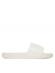 Tommy Jeans Pl&auml;tud Flag Pool Slide Patent EN0EN02901 Valge 37