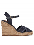 Tommy Hilfiger Espadrillid Tommy Hilfiger Espad High Wedge FW0FW08668 Tumesinine