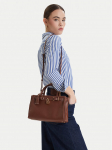 Tommy Hilfiger K&auml;ekott American Icon Mini Tote Leather AW0AW17926 Pruun