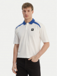 HUGO Polo s&auml;rk Dunios_RB 50559650 Valge Regular Fit