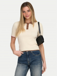 ONLY Polo s&auml;rk Meddi 15363165 Beež Slim Fit