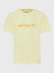 Carhartt WIP T-s&auml;rk Script I031047 Kollane Regular Fit