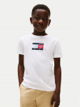 Tommy Hilfiger T-s&auml;rk Script Flag KB0KB09725 Valge Regular Fit