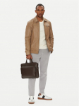 Calvin Klein S&uuml;learvutikott Micro Pebble Slim Briefcase 36 LV04D3012G Pruun