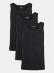 BOSS Tank topide komplekt 50542132 Must Regular Fit