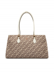 Tommy Hilfiger K&auml;ekott Th Grace Satchel Jacquard AW0AW18754 Pruun