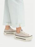 Converse Tennised Chuck Taylor All Star Lift Double Stack Platform Deer A17884C Beež