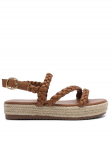 DeeZee Espadrillid E8875-1 Pruun