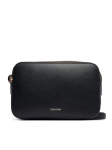 Calvin Klein K&auml;ekott Foil Logo Elongated Camera Bag LV04F3276G Must