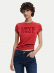 Desigual T-s&auml;rk Love Dsgl 25SWTK10 Punane Regular Fit