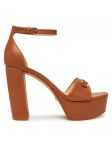 Guess Sandaalid FLJSET LEA03 Pruun