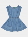 United Colors Of Benetton Teksakleit 4AD6CV029 Sinine Relaxed Fit