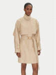 TWINSET Vihmamantel 251TP2661 Beež Loose Fit