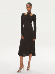 Bruuns Bazaar Igap&auml;evane kleit Galathea BBW3873 Must Slim Fit