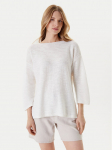 United Colors Of Benetton Kampsun 115GD10CT Valge Boxy Fit