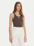 Max Mara Leisure Top Sax 2516941027 Pruun Slim Fit