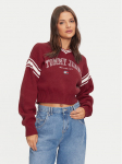 Tommy Jeans Kampsun Varsity DW0DW18692 Punane Relaxed Fit L
