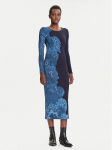 Desigual Igap&auml;evane kleit Limbani 25WWVK31 Tumesinine Slim Fit