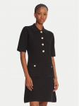 Fracomina Igap&auml;evane kleit FR25WD5005K55301 Must Regular Fit XS