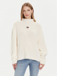 Tommy Jeans Kampsun Badge DW0DW21676 Ekr&uuml;&uuml;v&auml;rv Relaxed Fit