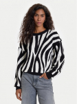 Vero Moda Kampsun Siljeanimal 10330808 Valge Regular Fit