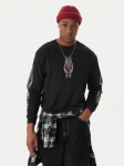 DC Shoes Pikkade varrukatega T-s&auml;rk Burn Out HLS EDYZT04355 Must Regular Fit