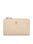 Tommy Hilfiger Rahakott Th Icon Bifold Wallet Monoplay AW0AW18594 Beež