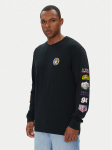 DC Shoes Pikkade varrukatega T-s&auml;rk ADYZT05464 Must Regular Fit