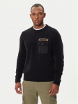 Aeronautica Militare Kampsun 252MA1573UL00539 Must Regular Fit