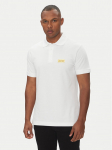Versace Jeans Couture Polo s&auml;rk 78GAGT08 Valge Regular Fit