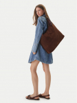 Tommy Hilfiger K&auml;ekott Th Statement Leather Hobo Suede AW0AW18403 Pruun