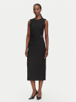 HUGO Kokteilikleit Klinda 50564202 Must Regular Fit
