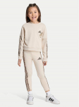 adidas Komplekti kuulub pluus ja retuusid Animal Leggings Set KC7210 Beež Regular Fit