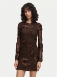 Vero Moda Kokteilikleit VmQuinn 10348613 Pruun Regular Fit