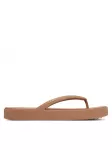 Crocs Varbavahesandaalid Miami Square Flatform Flip 214161 Kreemjas