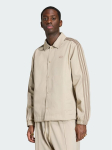 adidas Kevad-s&uuml;gis jope 3 Stripes Coaches Jacket KS9297 Beež Regular Fit