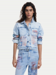 Desigual Teksajakk Los Angeles 25SWED03 Sinine Regular Fit