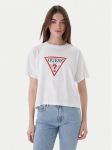 Guess Jeans T-s&auml;rk W4YI73 K8HM0 Valge Boxy Fit