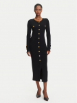 KARL LAGERFELD Kootud kleit A3W13038 Must Slim Fit L