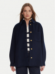 Tommy Hilfiger Villane mantel WW0WW46558 Tumesinine Relaxed Fit