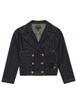 Guess Teksajakk J6RL07 D5D90 Tumesinine Regular Fit