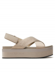 Calvin Klein Jeans Sandaalid Flatform Sandal Sling In Mr YW0YW01362 Beež